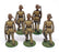 D.B. Figurines 60mm Tall Metal Soldiers 618 - Australian Infantry (5)