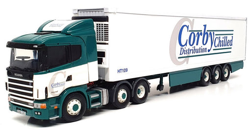 Corgi 1/50 Scale CC12216 - Scania Fridge Trailer (Corby Chilled Distribution)