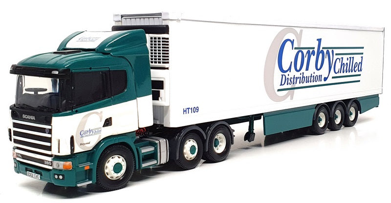 Corgi 1/50 Scale CC12216 - Scania Fridge Trailer (Corby Chilled Distribution)