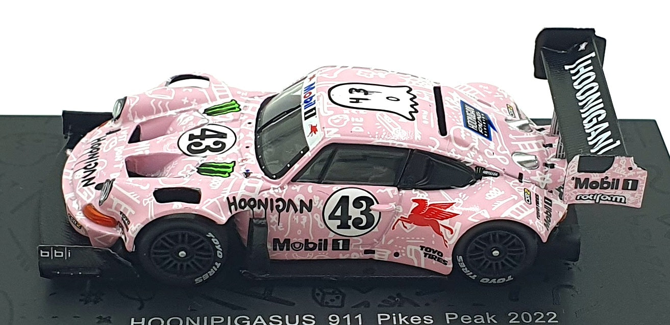 Spark 1/64 Scale 64S053 - Hoonipigasus 911 #43 Pikes Peak 2022
