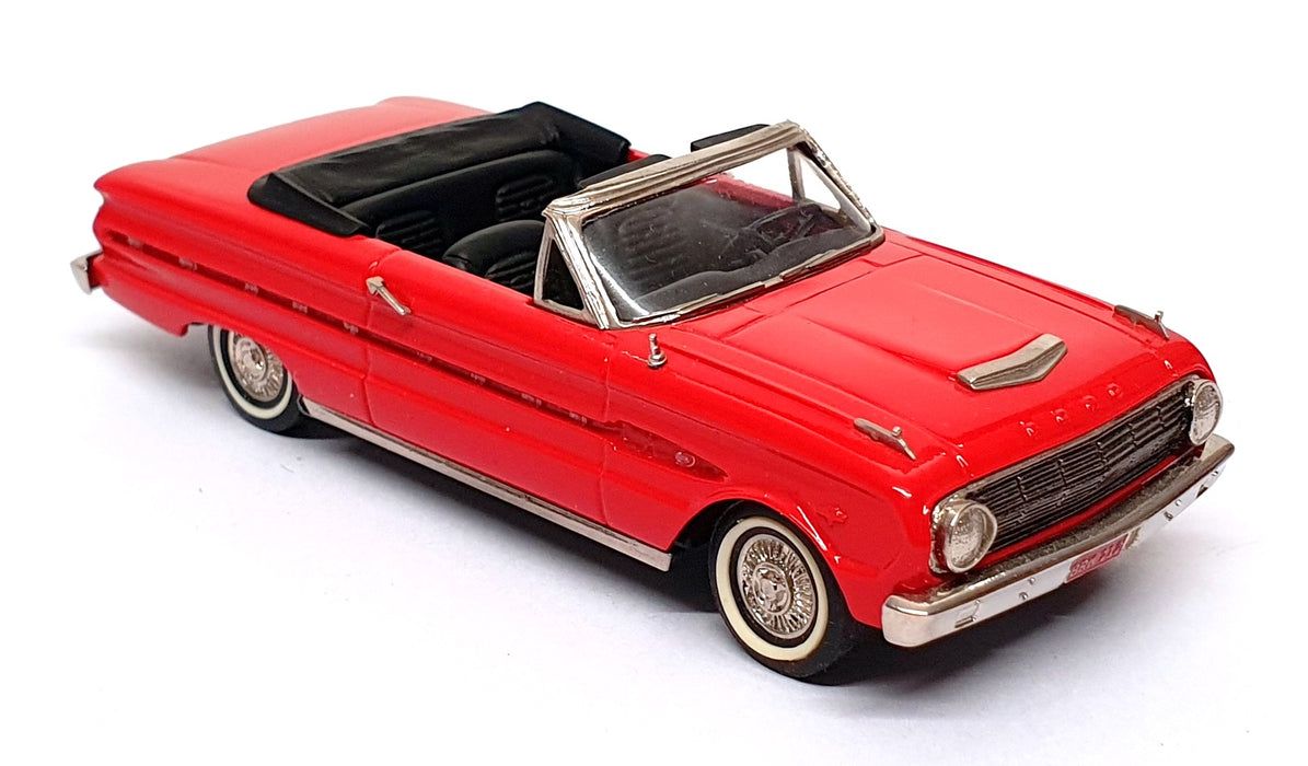 Brooklin Models 1/43 Scale BRK112 - 1963 Ford Falcon Convertible - Red