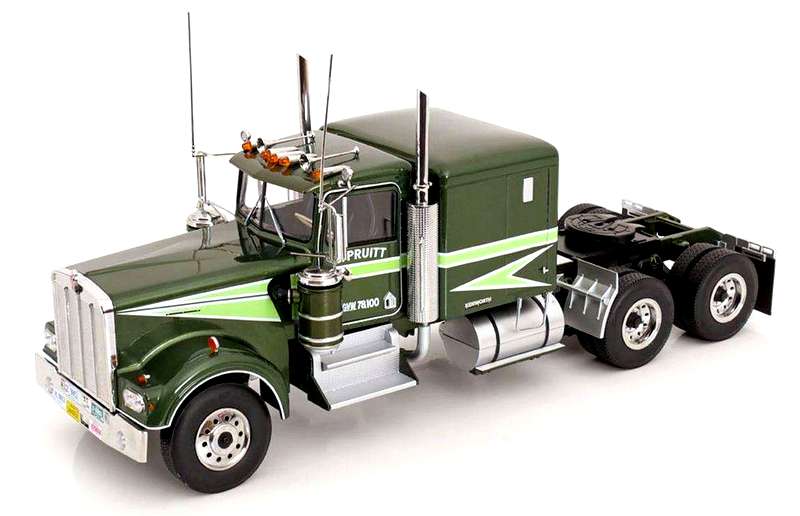 KK Scale Road Kings 1/18 Scale RK180126 - Kenworth W900 - Metallic Green