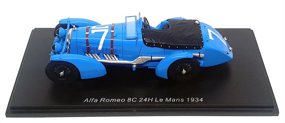Spark 1/43 Scale S3888 - Alfa Romeo 8C 24H Le Mans 1934 #77 Sommer/Felix