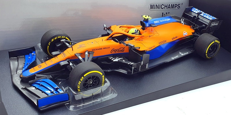 Minichamps 1/18 Scale 530 211804 McLaren F1 Team MCL35M Bahrain GP 2021 - Norris