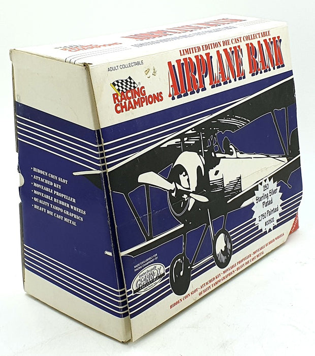 Racing Champions Approx 28cm Wingspan 00502 - Biplane 1995 Champion #24 - Blue