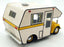 Schuco 1/18 Scale Resin DC26124K - VW Kafer Beetle Motorhome - Yellow/White