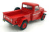 BOS Models 1/18 Scale Resin BOS267 - Jeep Pick-up Truck - Red