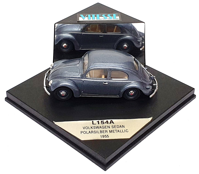 Vitesse 1/43 Scale L154A - 1955 Volkswagen Sedan - Met. Polar Silver