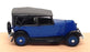 Eligor 1/43 Scale 1040 - 1927 Renault NN Torpedo Capote - Blue/Black