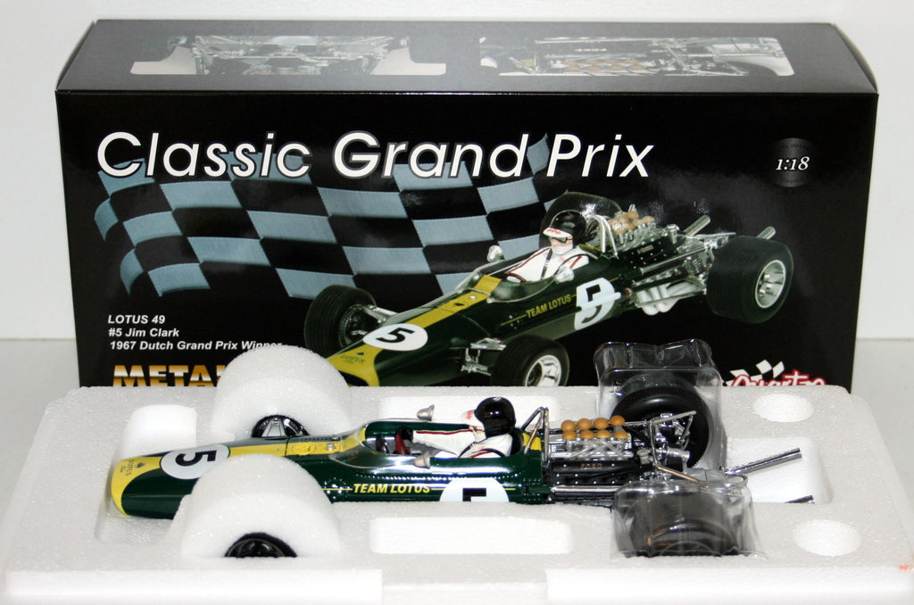 QUARTZO 1/18 - 18203 LOTUS 49 1967 DUTCH GRAND PRIX WINNER - JIM