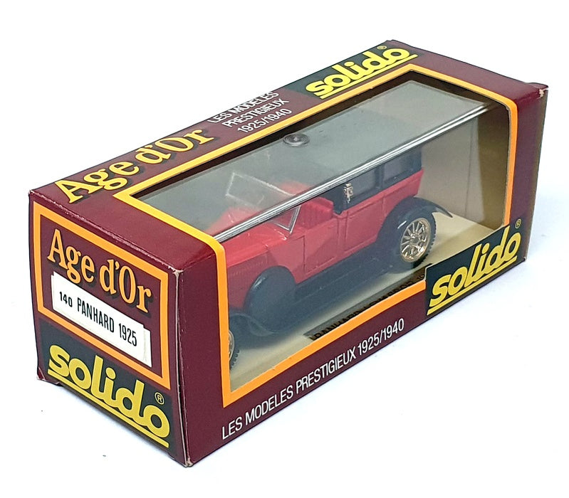 Solido 1/43 Scale Diecast 140 - 1925 Panhard Levassor - Red/Black