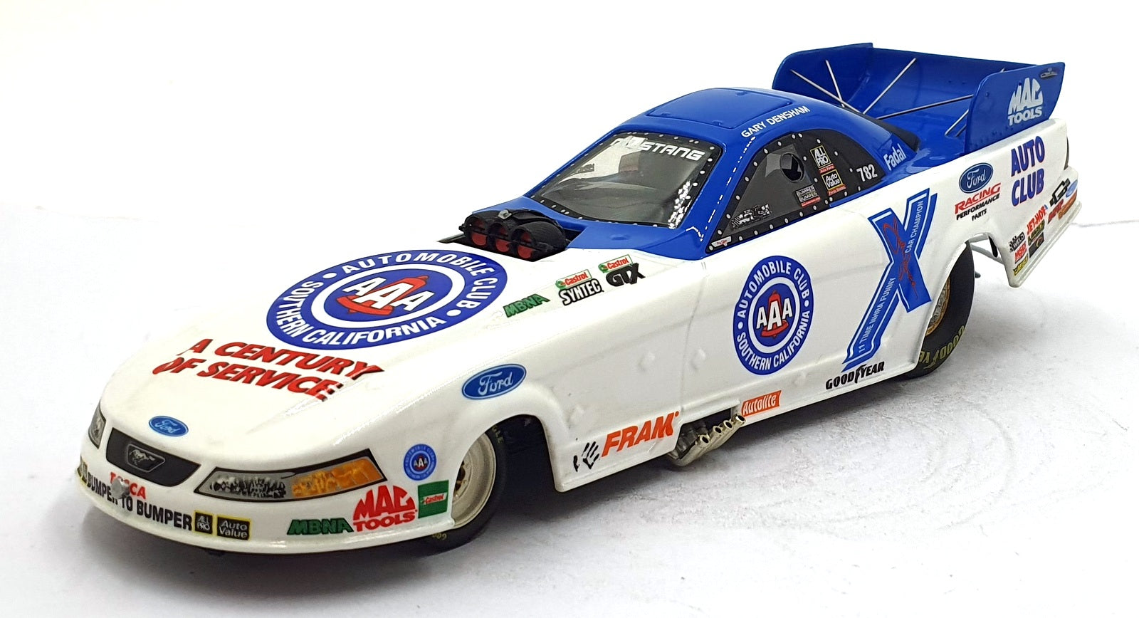 Action 1/24 Scale 106665 - Mustang Funny Car Dragster 2004 - Densham