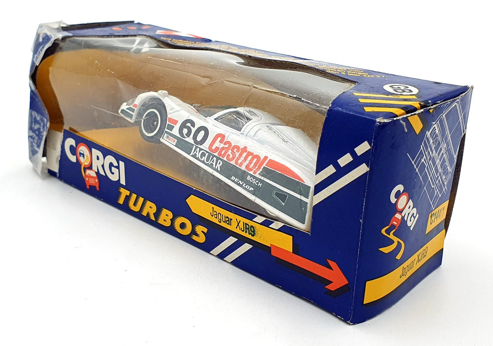 Corgi Appx 10cm Long Diecast C144/1 - Jaguar XJR9 Race Car Castrol #60 - White