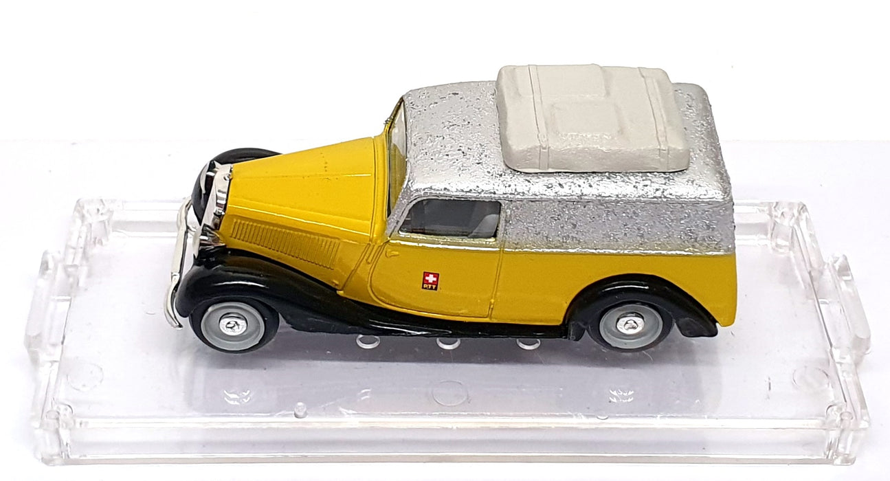 Vitesse 1/43 Scale 293 - Mercedes Benz 170 Van Postes Suisses - Yellow/Silver