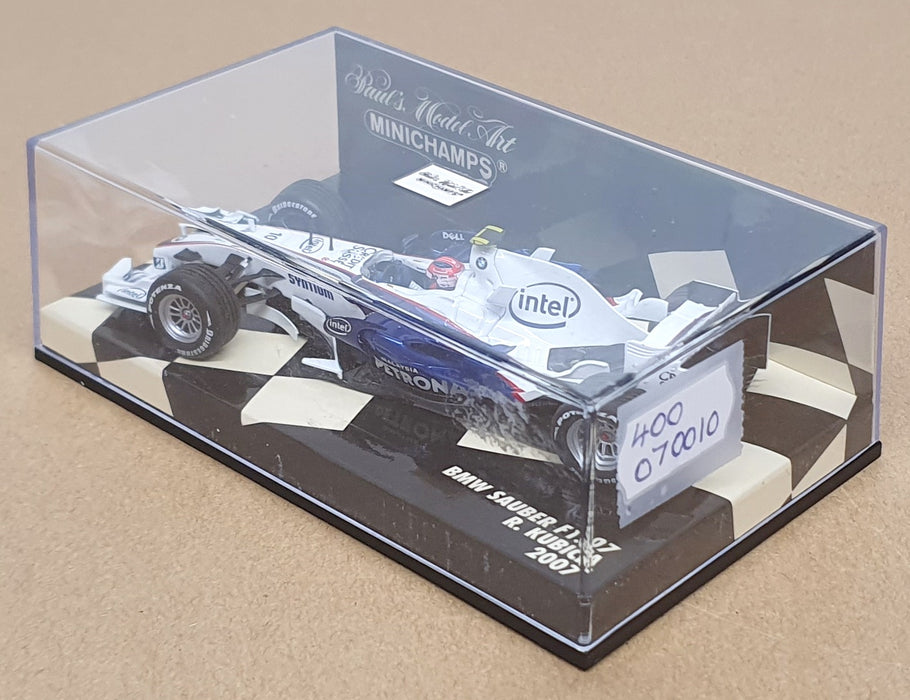 Minichamps 1/43 Scale 400 070010 - F1 BMW Sauber F1.07 #10 R. Kubica 2007