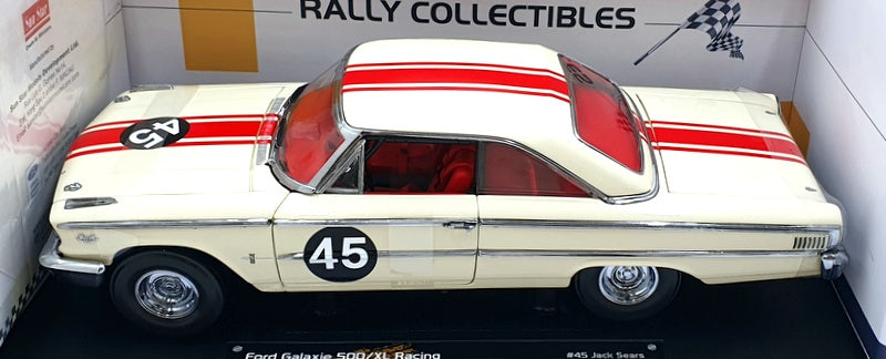 Sun Star 1/18 Scale 1474 - 1963 Ford Galaxie 500/XL Racing #45 1st British Champ