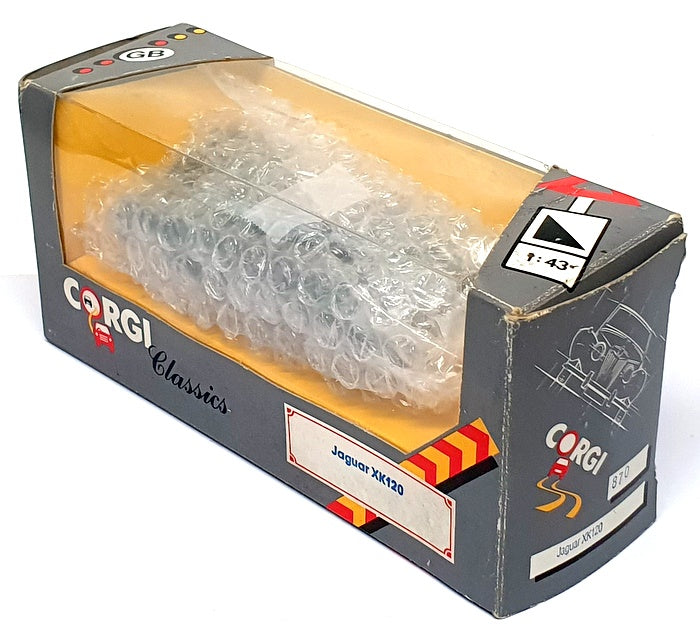 Corgi 11.5cm Long Diecast 870 - Jaguar XK120 Race Car #6 - Green