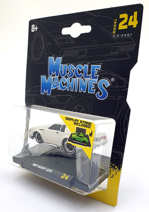 Muscle Machines 1/64 Scale 15526 - 1987 Buick GNX - Pearl