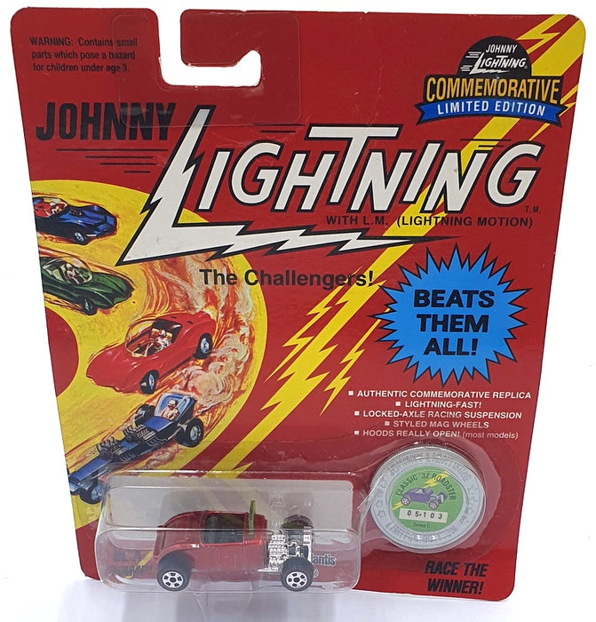 Johnny Lightning 1/64 Scale 100-130 - The Challengers Classic '32 Roadster - Red