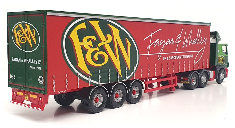 Corgi 1/50 Scale CC12211 - Scania Curtainside Truck - Fagan & Whalley