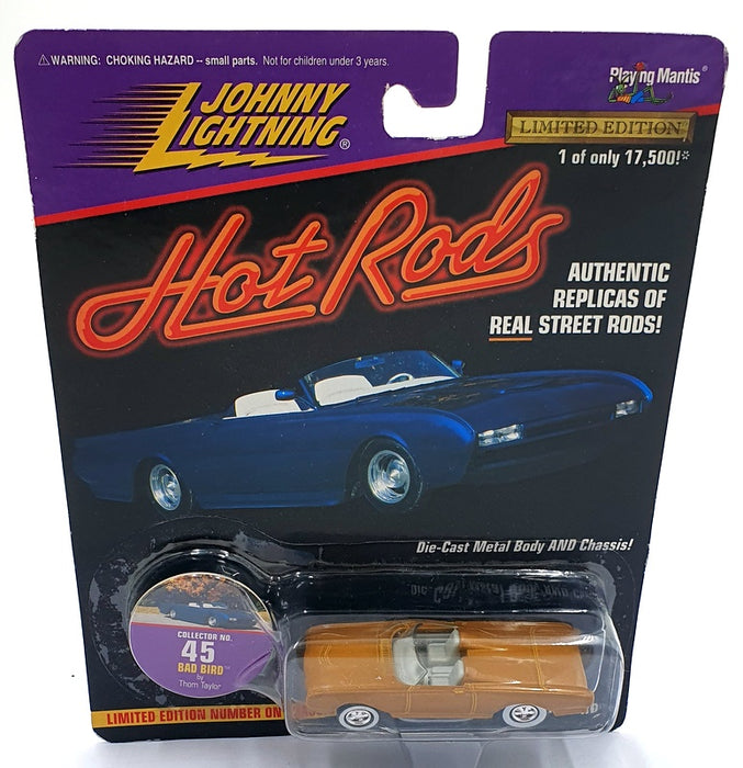 Johnny Lightning 1/64 Scale 441-04 Hot Rods Collector #45 Bad Bird - Mustard