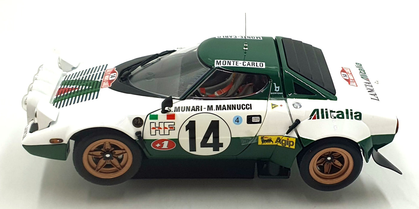 Kyosho 1/18 Scale KS08130E - Lancia Stratos HF #14 Monte Carlo 1975