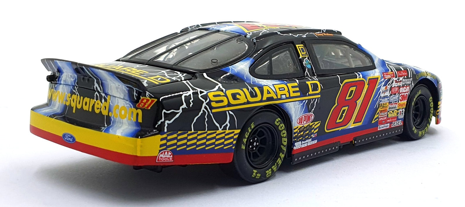 Action 1/24 Scale Diecast W249801032-1 - 1998 Ford Taurus #81 Square D - Wallace