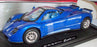 Motor Max 1/18 Scale Diecast 73147 - Pagani Zonda C12 - Blue