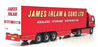 Corgi 1/50 Scale 75606 - Renault Curtainside Truck & Trailer James Irlam - Red