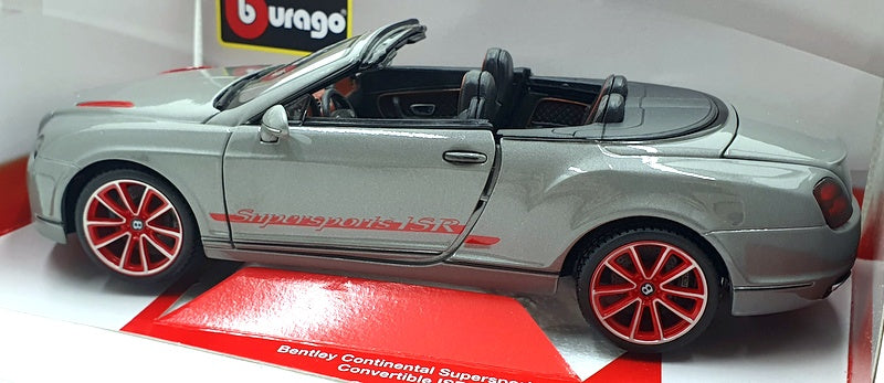 Burago 1/18 Scale Diecast 18-11035 - Bentley Continental Supersports Grey