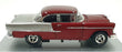 Ertl 1/18 Scale Diecast 33866 - 1956 Chevrolet Bel Air - Red/Silver