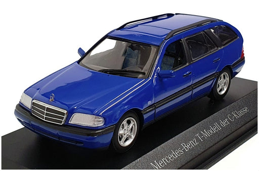 Minichamps 1/43 Scale B6 600 5724 - Mercedes Benz C180 C-Class - Blue