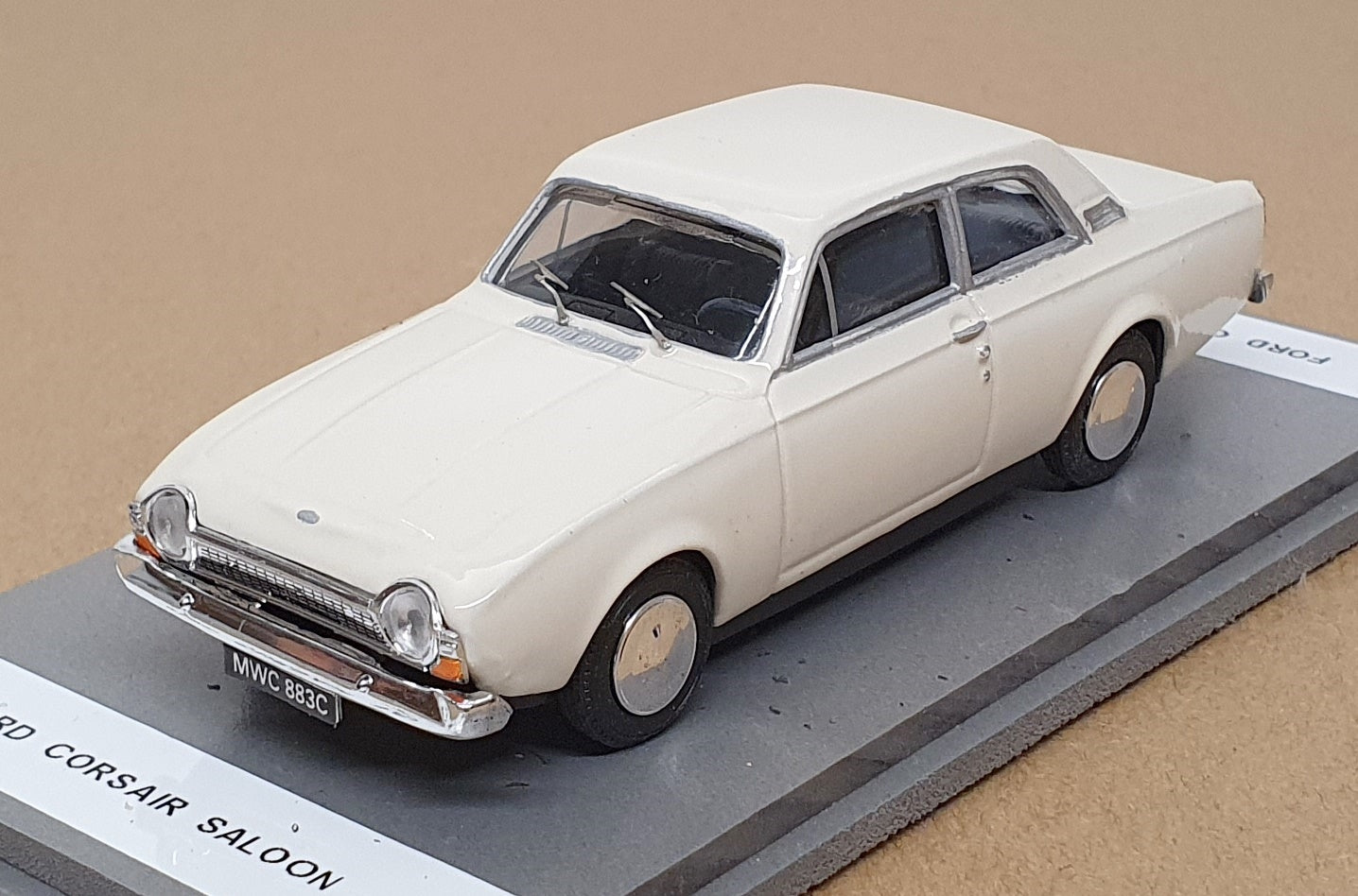 Cararama 1/43 Scale CMA88W - Ford Corsair Saloon - REPAINTED White