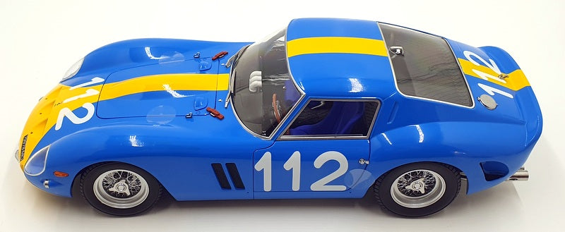 KK Scale 1/12 Scale KKDC120123 - Ferrari 250 GTO 1962 Targa Florio #112 - Blue