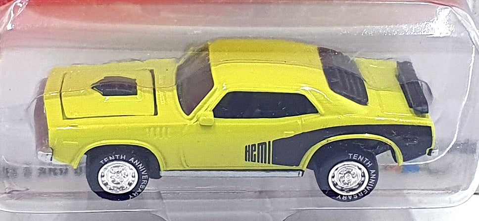 Johnny Lightning 1/64 Scale 992-01 - Plymouth Hemi Cuda - Lime Green