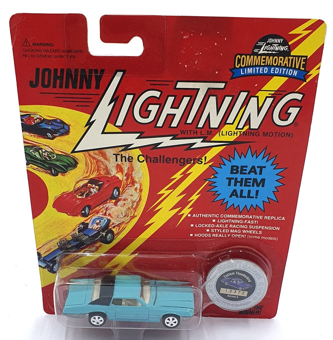 Johnny Lightning 1/64 Scale 100-162 The Challengers Custom Thunderbird Turquoise