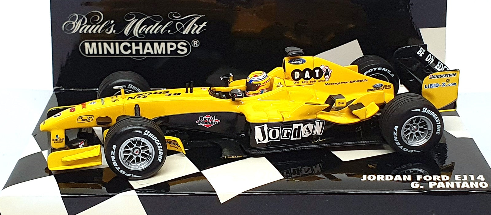 Minichamps 1/43 Scale 400 040019 - F1 Jordan Ford EJ14 G. Pantano