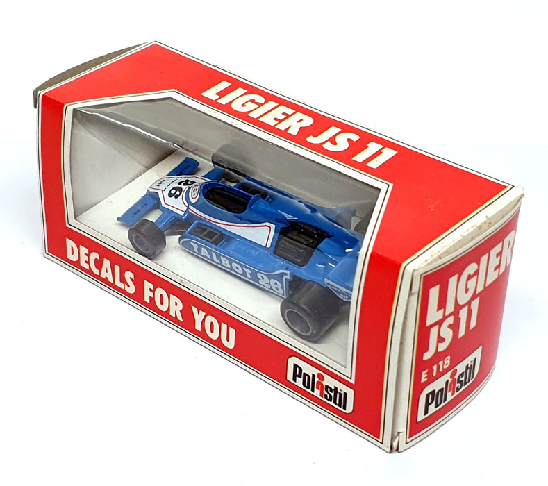 Polistil 1/41 Scale Diecast E118 - Ligier JS11 Race Car #26 - Blue