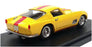 Bang 1/43 Scale 7289 - 1958 Ferrari 250 GT TDF Street - Yellow/Red