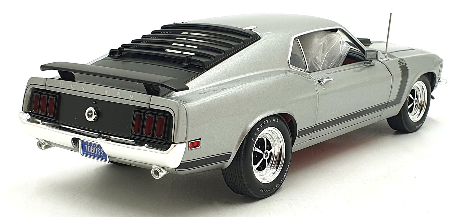 Acme 1/18 Scale Diecast A1801893 - 1970 Ford Mustang Boss 302 -Silver
