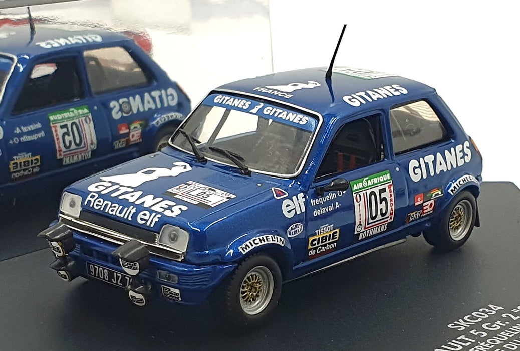 Skid 1/43 Scale SKC034 - Renault 5 Gr. 2 "Gitanes" #5 Du Bandama Rally 1978