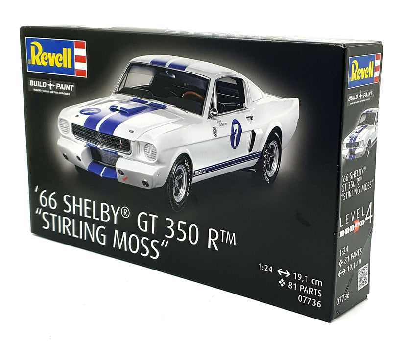 Revell 1/24 Scale Model Kit 07736 - 1966 Shelby GT 350 R "Stirling Moss"