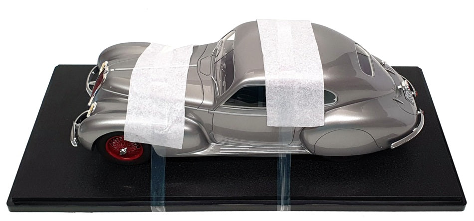 Cult 1/18 Scale CML055-3 - 1939 Alfa Romeo 2500S Berlinetta Touring - Met Silver