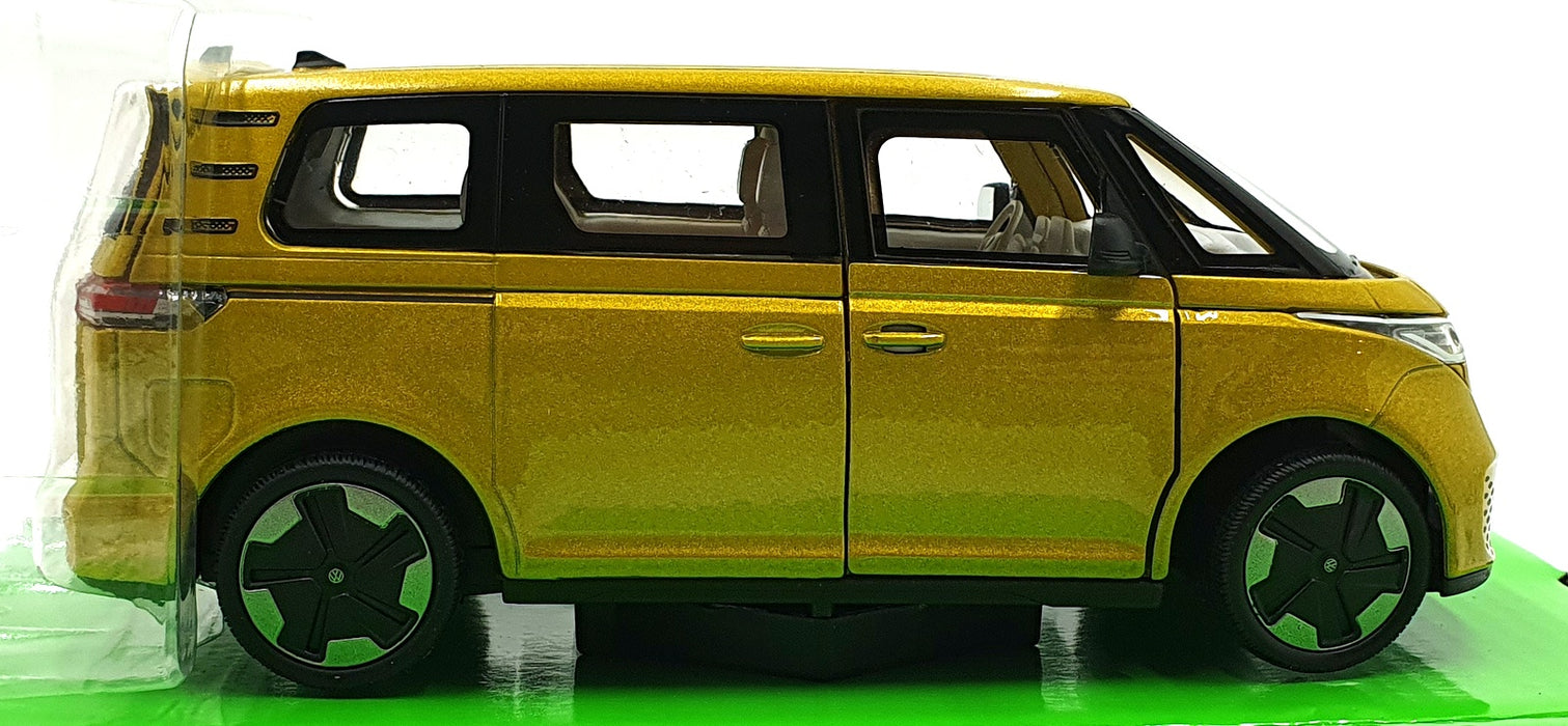 Welly NEX 1/27 Scale Diecast 24119W-M.YL  - VW ID Buzz - Met. Gold