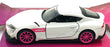 Jada Toys 1/32 Scale 34664 - 2020 Toyota Supra - Met. White/Pink