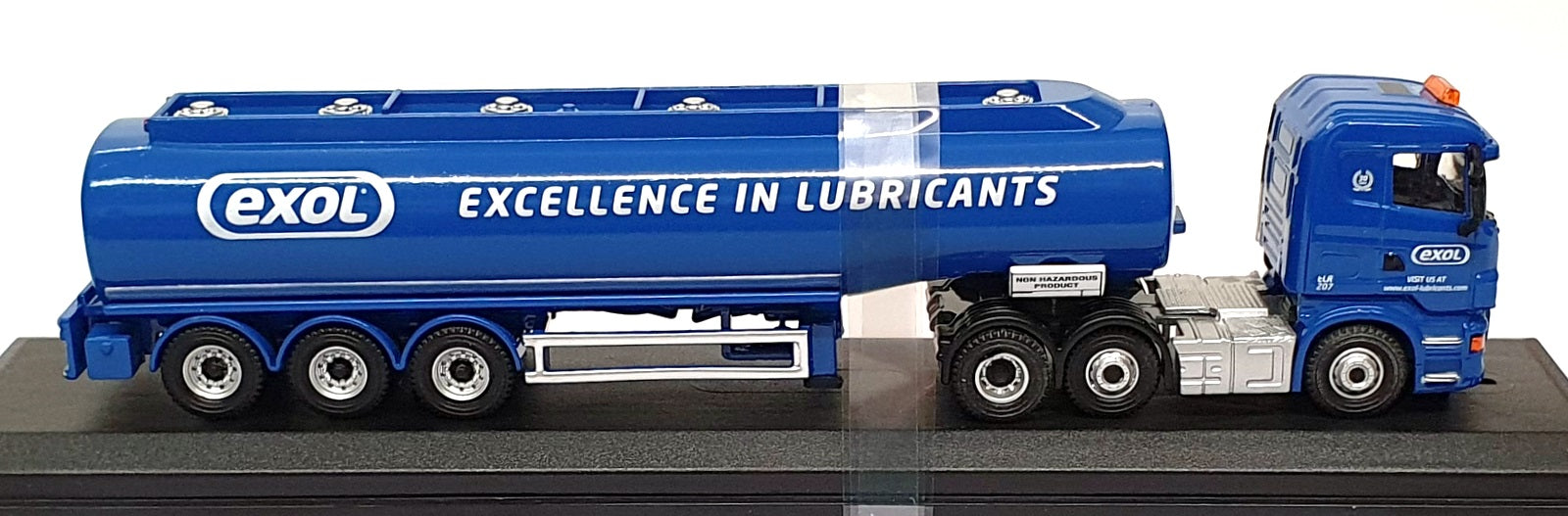 Oxford Diecast 1/76 Scale 76SHL04TK - Scania Highline Tanker Truck Exel - Blue