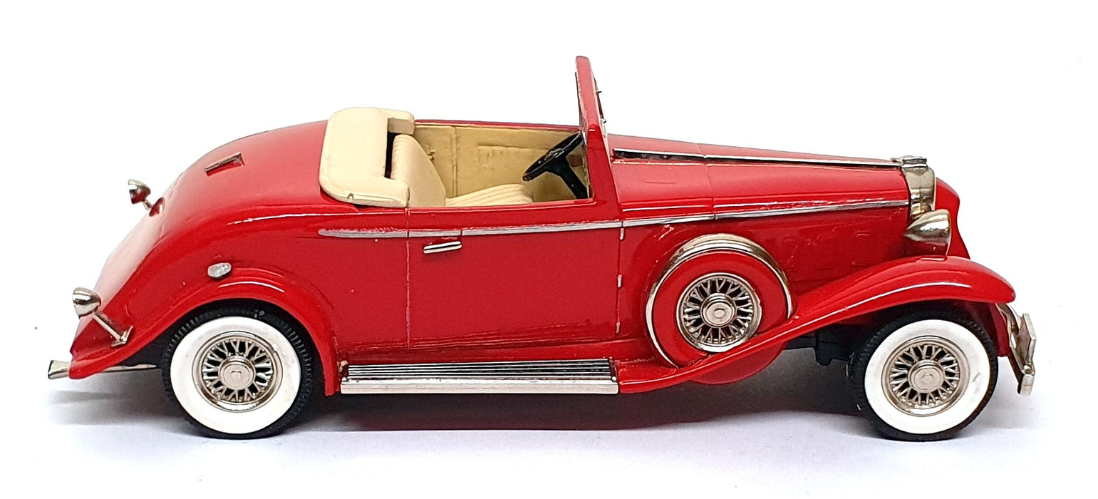 Brooklin 1/43 Scale BRK96 - 1931 Marmon Sixteen 2Str. Convertible J. ROBERTS Red