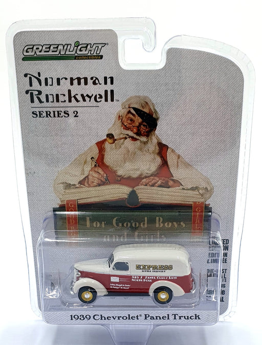 Greenlight 1/64 Scale 54020-A - 1939 Chevrolet Panel Truck - Red