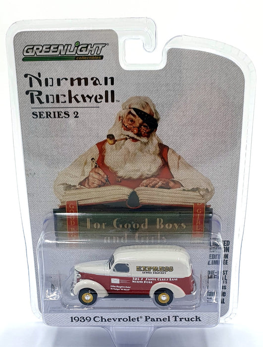 Greenlight 1/64 Scale 54020-A - 1939 Chevrolet Panel Truck - Red