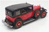Franklin Mint 1/24 Scale B11SD61 - '35 Mercedes Benz 770k Grosser - Red/Black